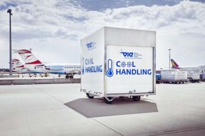 Eigenentwicklung: Container am VIE für durchgängige Kühlkette
