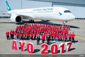 Airbus feiert 20 Jahre Hongkong mit AYO und Cathay Pacific