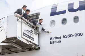 Lufthansa-Airbus A350-900 fliegt als "Essen" nach Hongkong