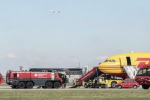 Notfallübung am Flughafen Leipzig/Halle