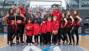 FC Bayern gegen Real Madrid bei "Airport Basketball Days" 