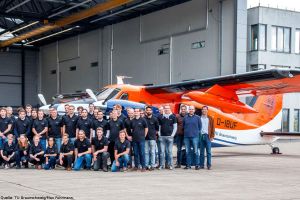 Simulator und Echtflug für Studenten mit Talent 