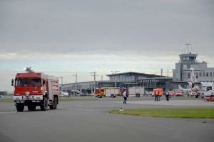 Kollision mit Passagierbus am PAD als ICAO-"Flugunfall 1"