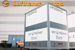 Passiv-Kühlcontainer bei Lufthansa Cargo
