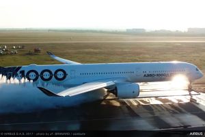 A350-1000 XWB fliegt zu ihrer Zulassung