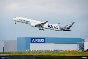 A350-1000 XWB fliegt zu ihrer Zulassung