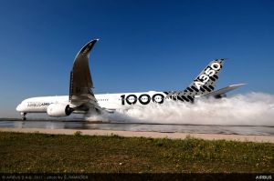 A350-1000 XWB fliegt zu ihrer Zulassung