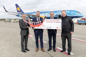 Berlin durch Icelandair mit Reykjavik verbunden