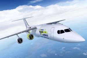 Tech-Riesen arbeiten am hybrid-elektrischen Airliner