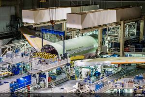 Airbus A330-800neo in der Montage