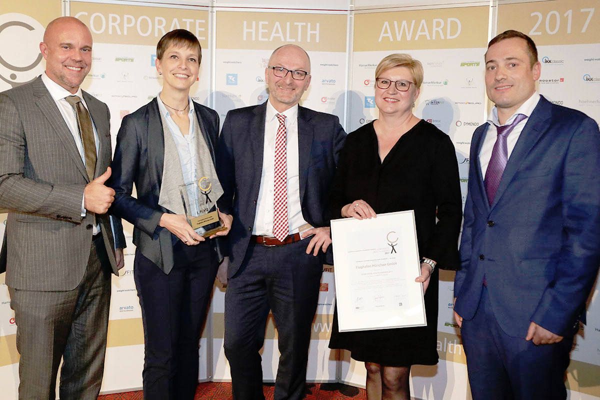 Corporate Health Award für Flughafen München