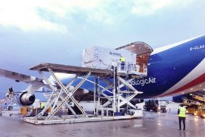 GRACE-FO beim ersten Start zur Air Force Base 