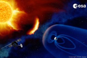 OHB verfasst Studie für Weltraumwetter-Mission an L5