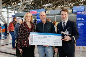 Aeroflot feiert Passagier-Meilenstein in Stuttgart
