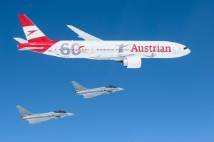 B777 für AUA in Wien gelandet