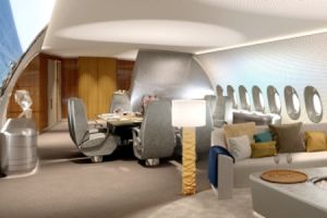 ACJ350: LHT Ausrüstungszentrum für XWB-Businessjet