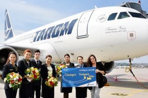 Tarom läutet in Stuttgart Timisoara und Sibiu ein