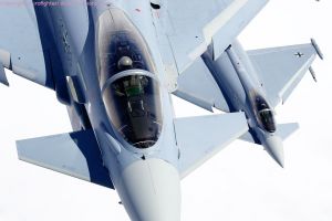Eurofighter in Laage feiern 40.000. Flugstunde