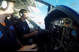 Studierende im Lehrprogramm Flugzeug beim DLR