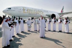 Emirates B777 jetzt auch in Edinburgh