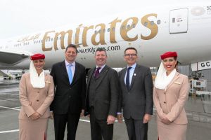 Emirates B777 jetzt auch in Edinburgh