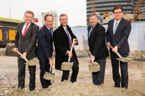 Spatenstich für neuen Tower von Austro Control