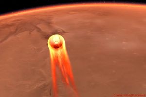 Maulwurf für den Mars bereit zur Landung