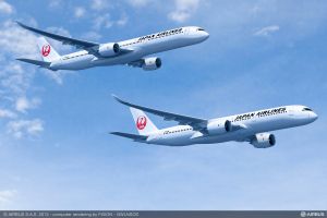 A350-Neukunde JAL nutzt FHS von Airbus