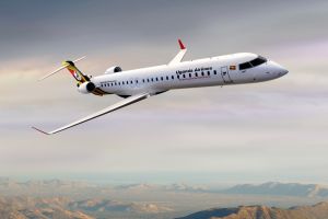 Uganda Airlines empfängt Bombardier CRJ900