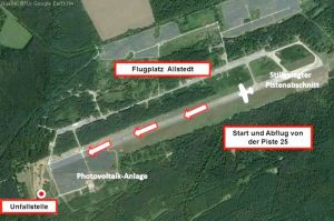 Cessna 172 mit vier Frauen überladen