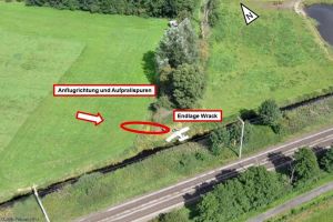 82-jähriger Pilot verunglückt mit Morane vor Papenburg