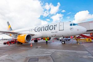 Condor A320 steuert ab Hamburg Kalamata an