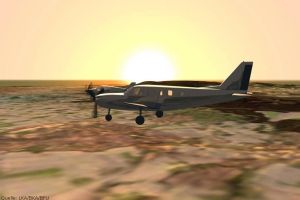 Midair Kollision: VFR-Flug nahe Sonnenunterganng