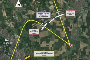 Midair Kollision: VFR-Flug nahe Sonnenunterganng