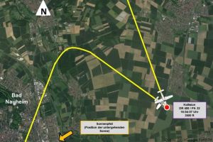 Midair Kollision: VFR-Flug nahe Sonnenunterganng