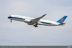China Southern Airlines flottet erste A350 XWB ein