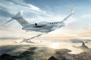 Bombardier Challenger 350 bei 300 ausgelieferten Jets