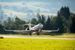 Bombardier Global 7500 auf Schweizer Flugplatz