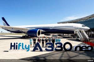 Airbus A330neo bei Hi Fly aus Portugal