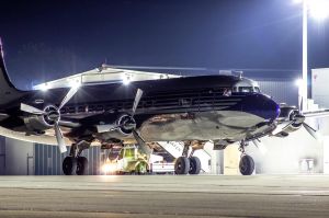 Douglas DC-6 zu Besuch am Bodensee-Airport