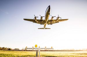 Douglas DC-6 zu Besuch am Bodensee-Airport