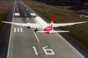 Qantas 787-9 im Rekordflug New York Sydney non-Stop