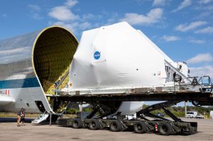 Super Guppy bringt Orion zum Härtetest