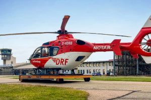 Bluttransport per Rettungshubschrauber rettet Leben