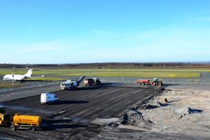 Bau am PAD: Flugzeuge am Vorfeld neu platziert