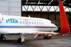 Rollout für DLR-Forschungsflugzeug Falcon 2000LX ISTAR