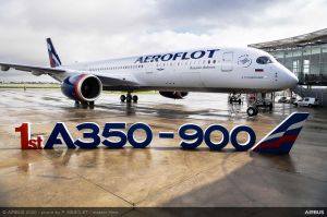 Aeroflot fliegt ihren ersten Airbus A350 XWB