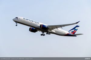 Aeroflot fliegt ihren ersten Airbus A350 XWB