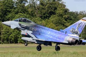 Eurofighter fliegt auch ohne ILA mit Sondermotiv