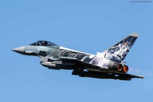 Eurofighter mit Sonderfolierung "Sword of Boelcke"